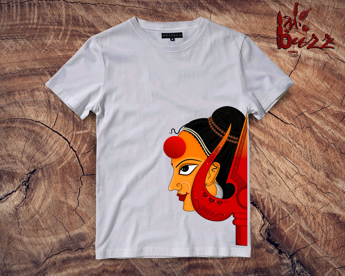 Durga fine art printed tshirt