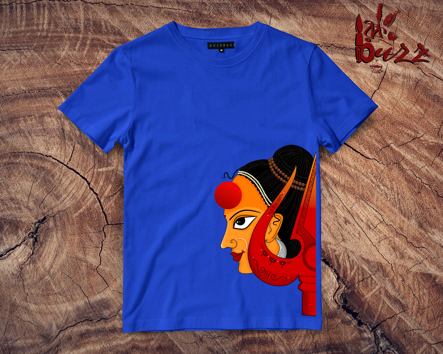 Kids - Durga fine art bengali captioned Tshirt