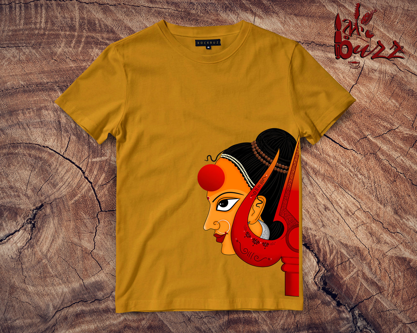 Kids - Durga fine art bengali captioned Tshirt