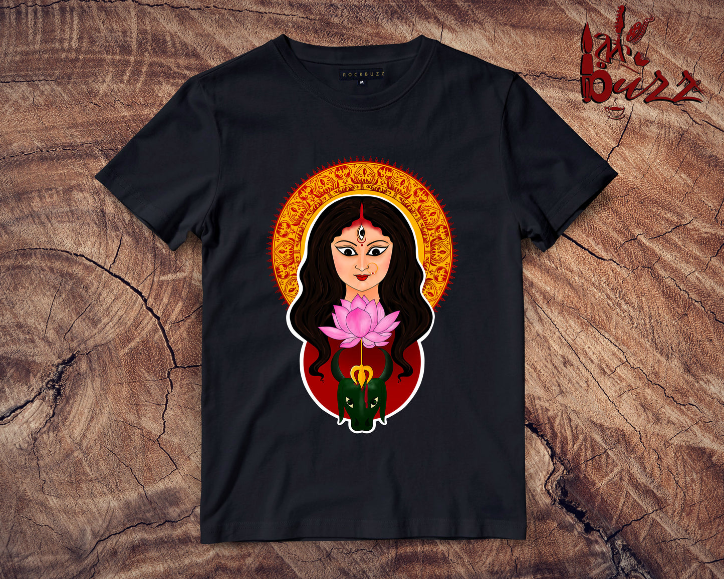 MohishasuraMordini Durga printed tshirt