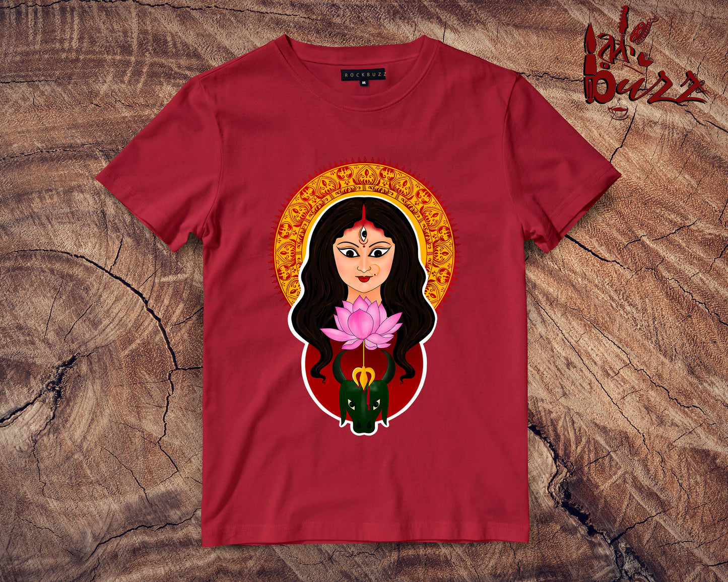 Kids - Mohishasur Durga bengali captioned Tshirt