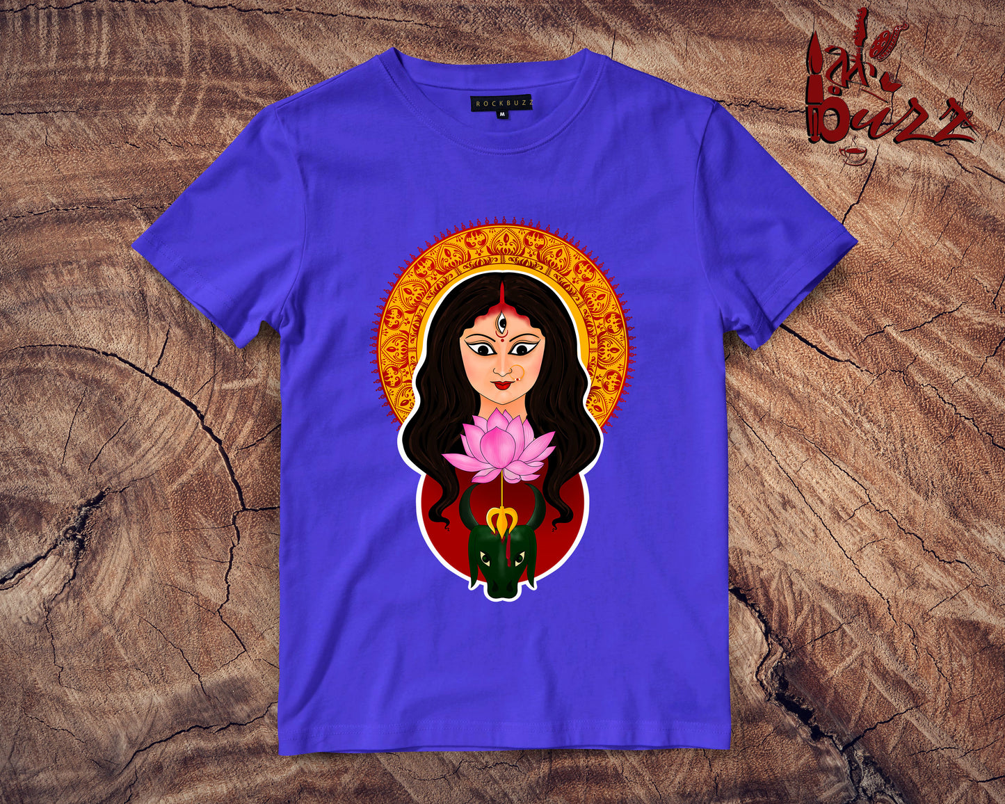 Kids - Mohishasur Durga bengali captioned Tshirt