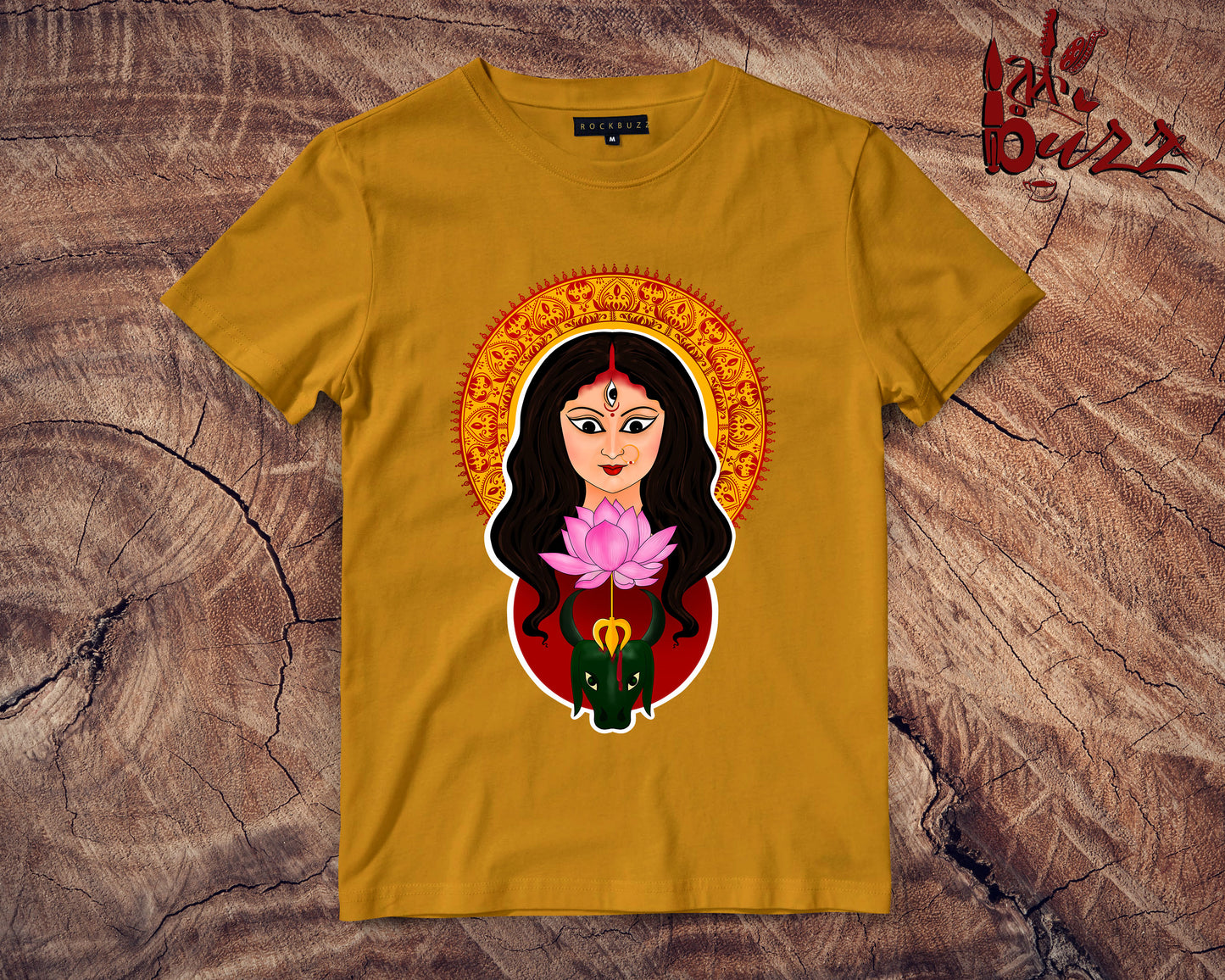 Kids - Mohishasur Durga bengali captioned Tshirt