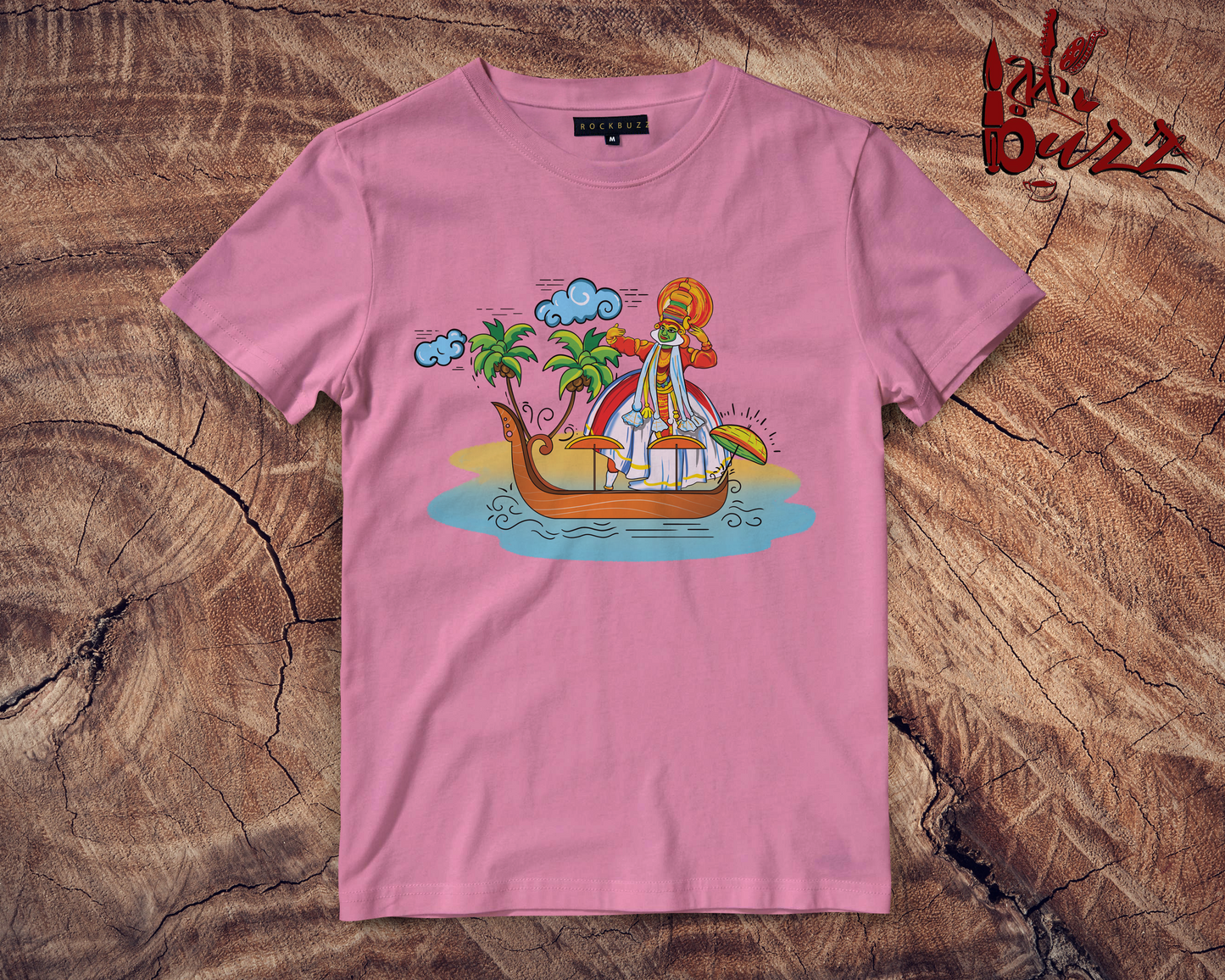 Kerala festival printed multicolor printed tshirt
