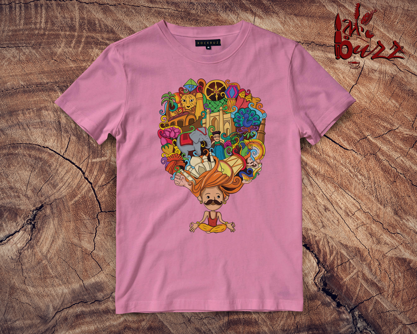 Jai Ho India multicolor printed tshirt