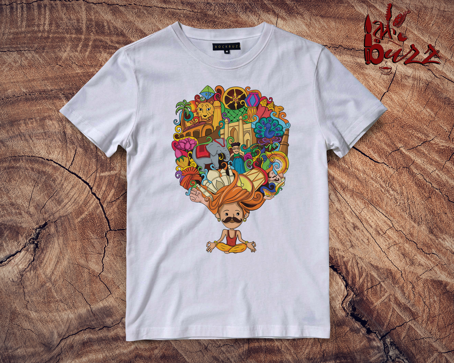 Jai Ho India multicolor printed tshirt