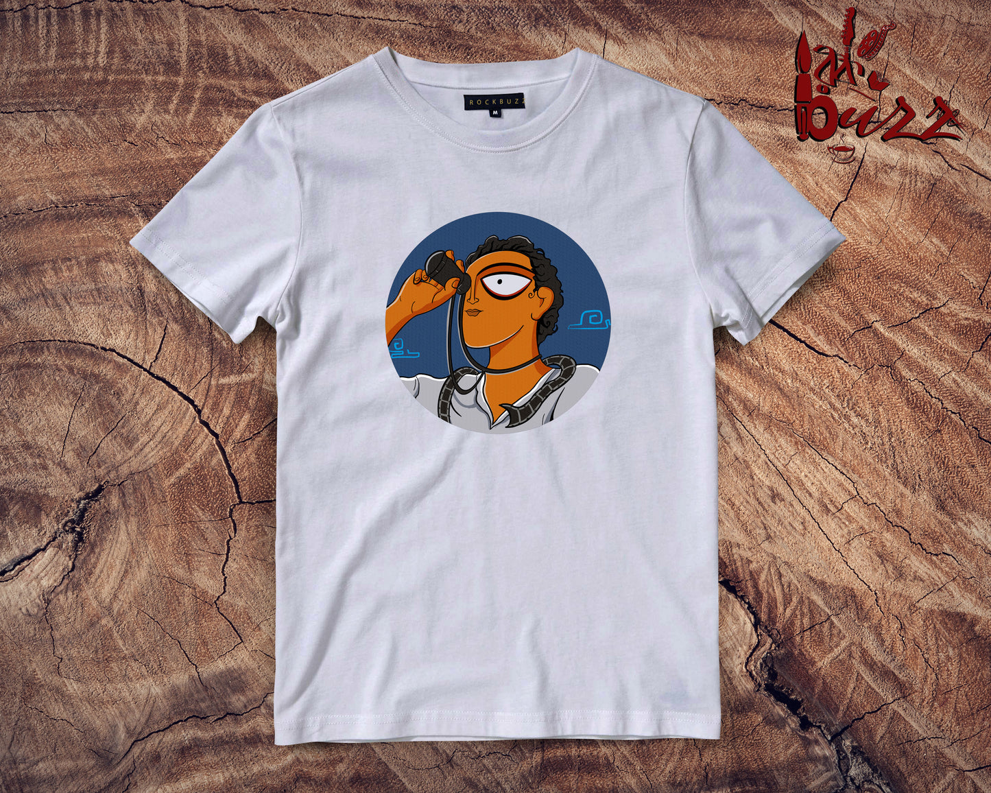 Satyajit Ray printed tshirt (Copy)