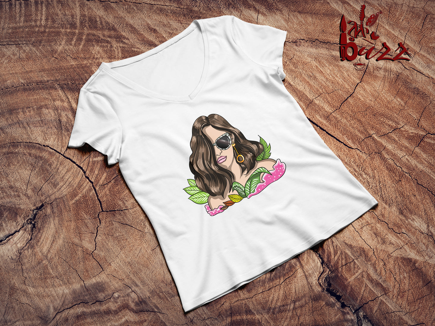 Hawai Girl printed tshirt