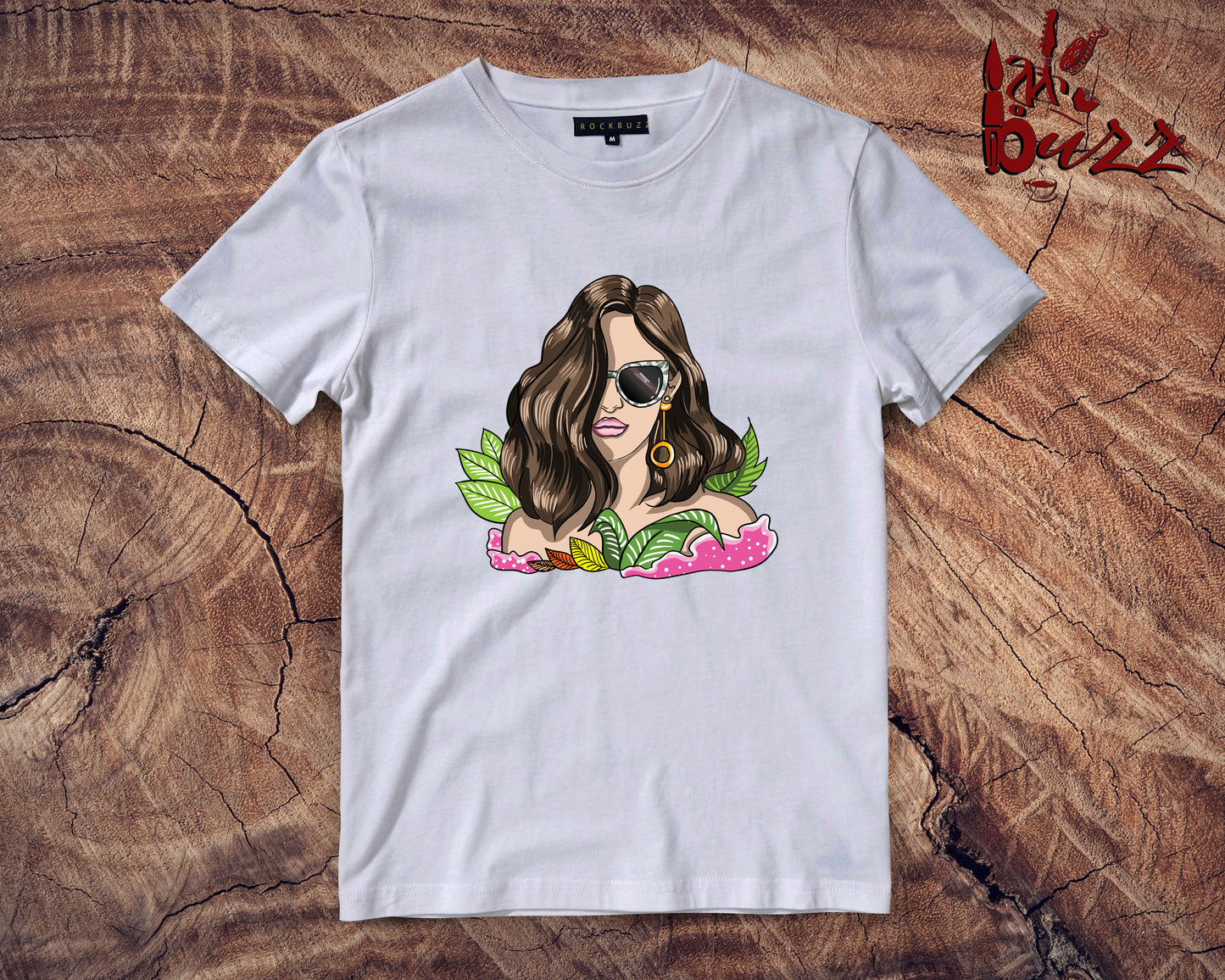 Hawai Girl printed tshirt
