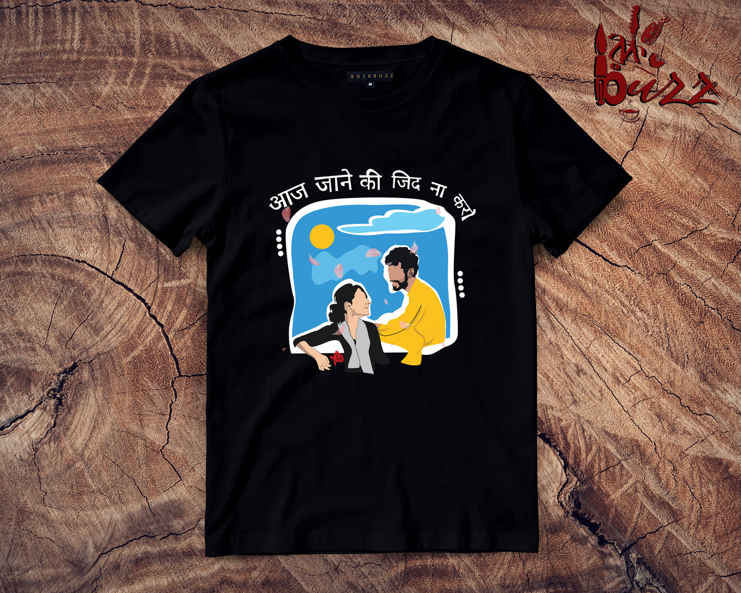 Aaj jaane ke zid quoted Unisex and ladies T Shirt