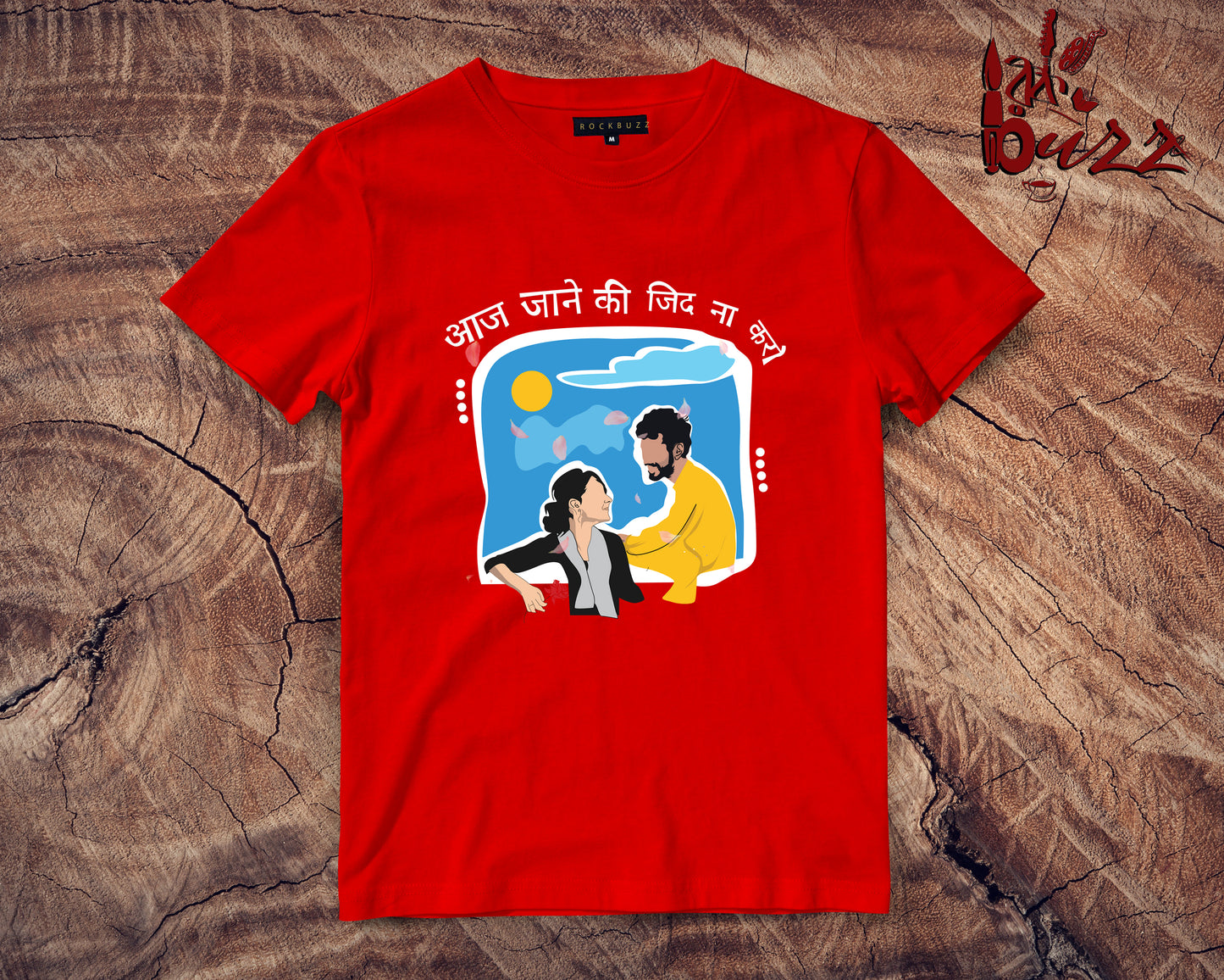 Aaj jaane ke zid quoted Unisex and ladies T Shirt