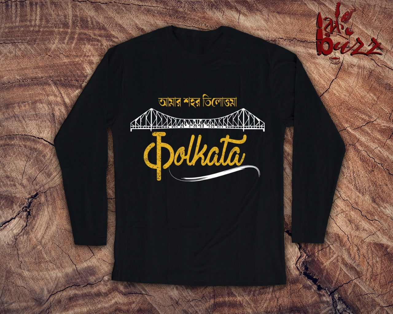 Tilottoma Kolkata captioned bengali full sleeve tshirt