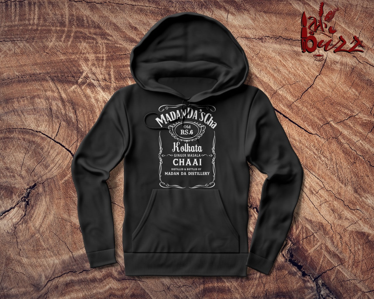 Cha of Kolkata Bengali captioned Hoodies