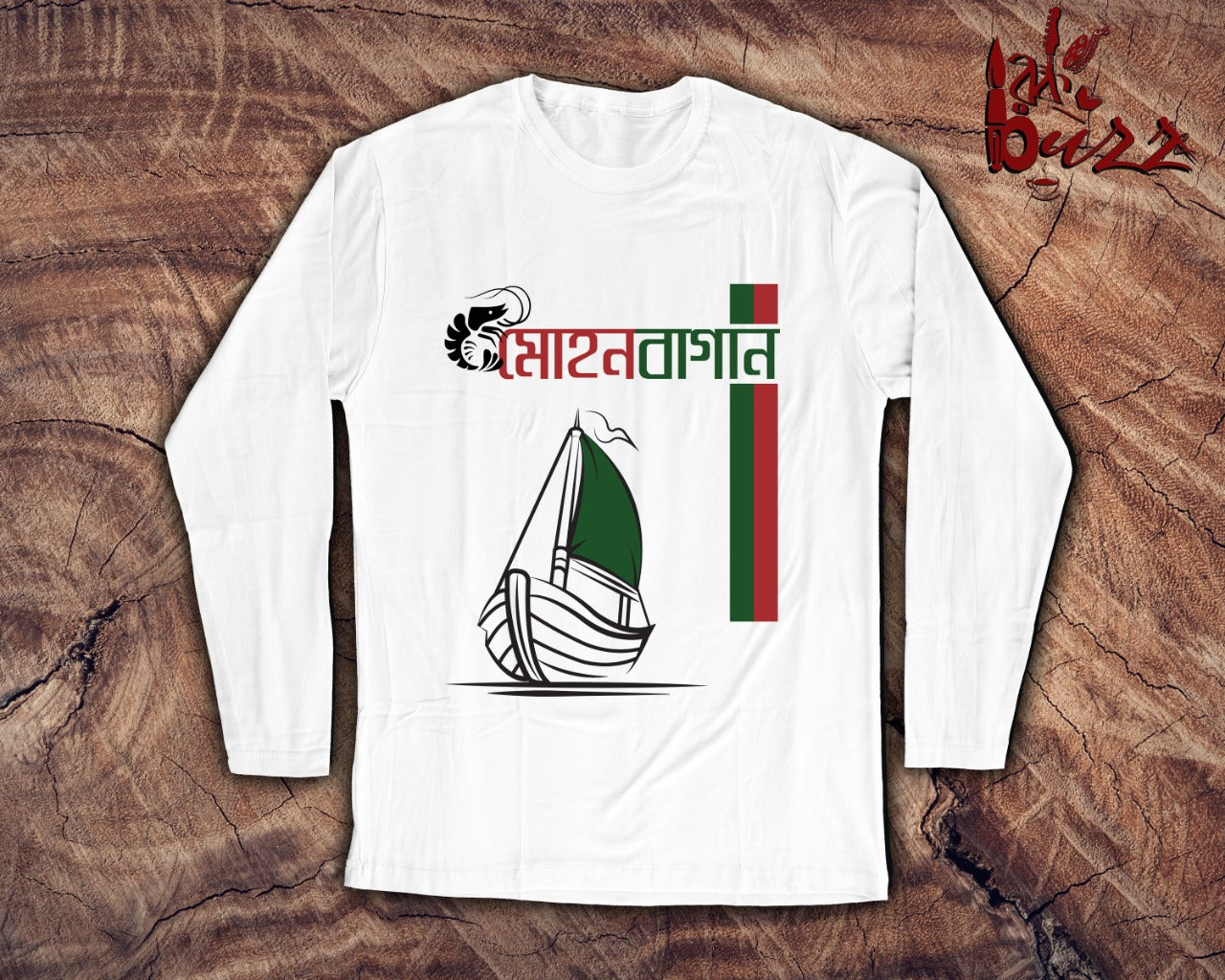 Mohan bagan captioned bengali full sleeve tshirt