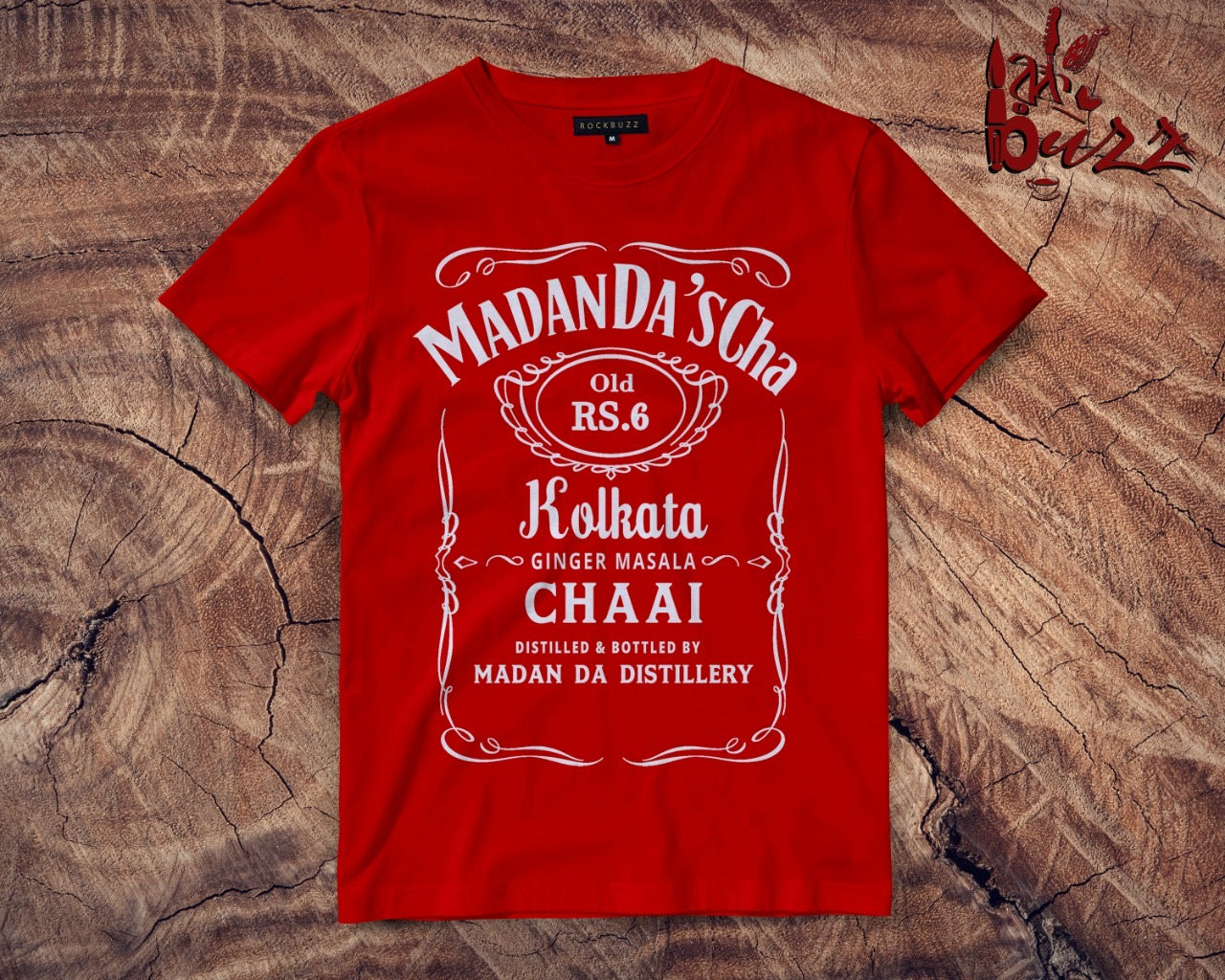 Cha of Kolkata printed tshirt