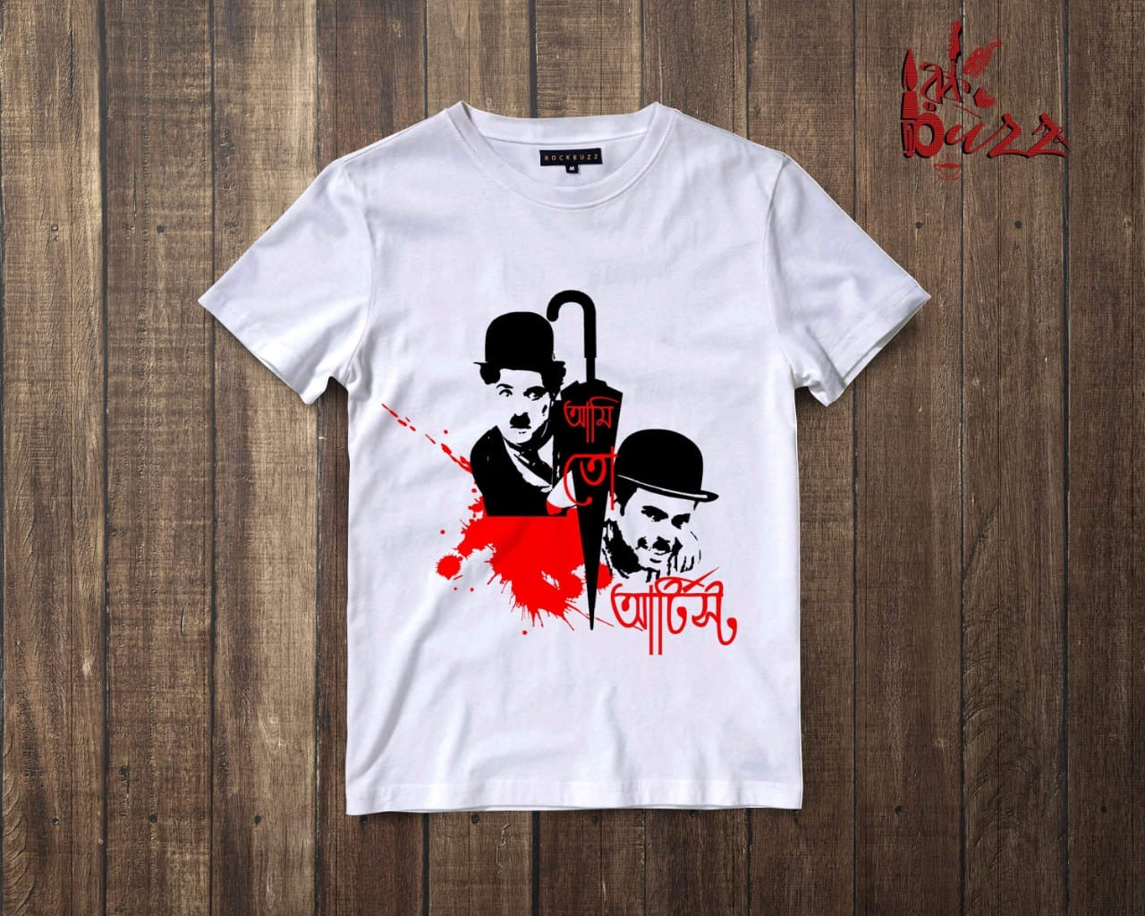 Ami Artist -Chaplin printed tshirt