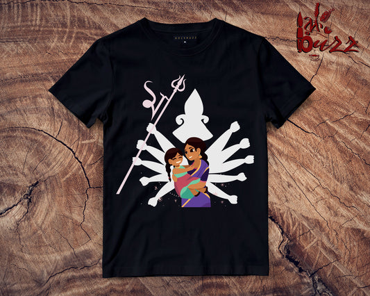 Naari Shakti and Maa Durga printed tshirt