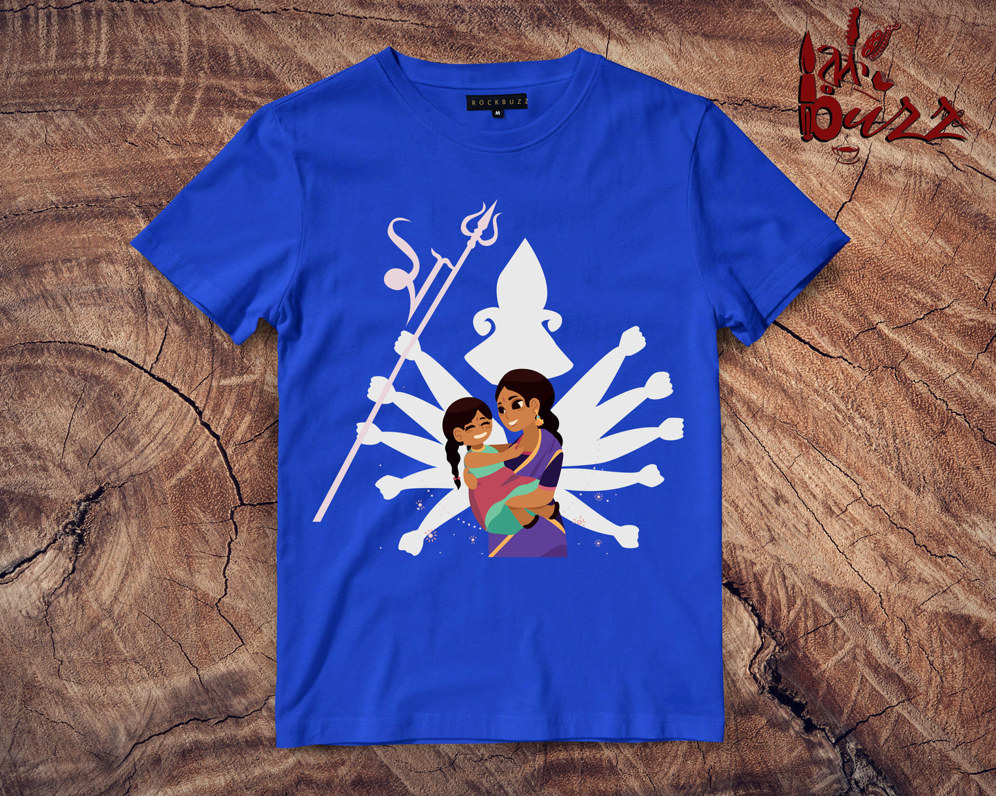 Kids - Nari Shakti and Durga Maa printed Tshirt