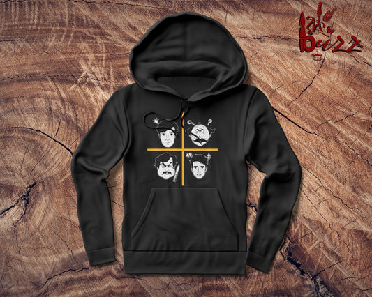 Feluda four faces bengali captioned Hoodies