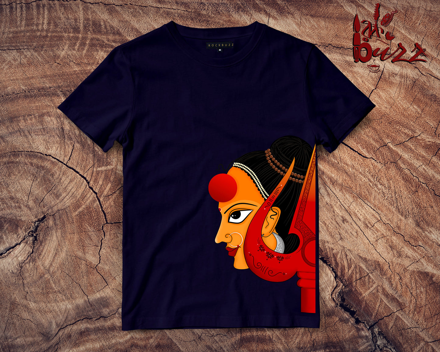 Durga fine art printed tshirt