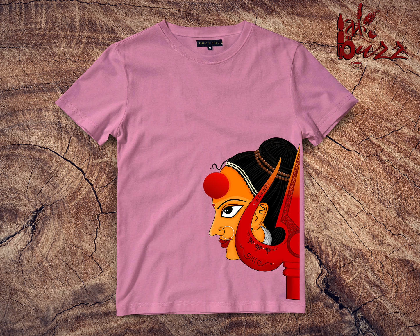 Durga fine art printed tshirt