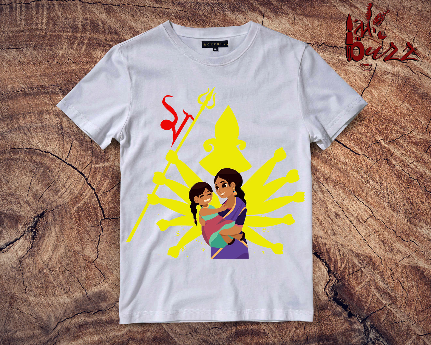 Kids - Nari Shakti and Durga Maa printed Tshirt