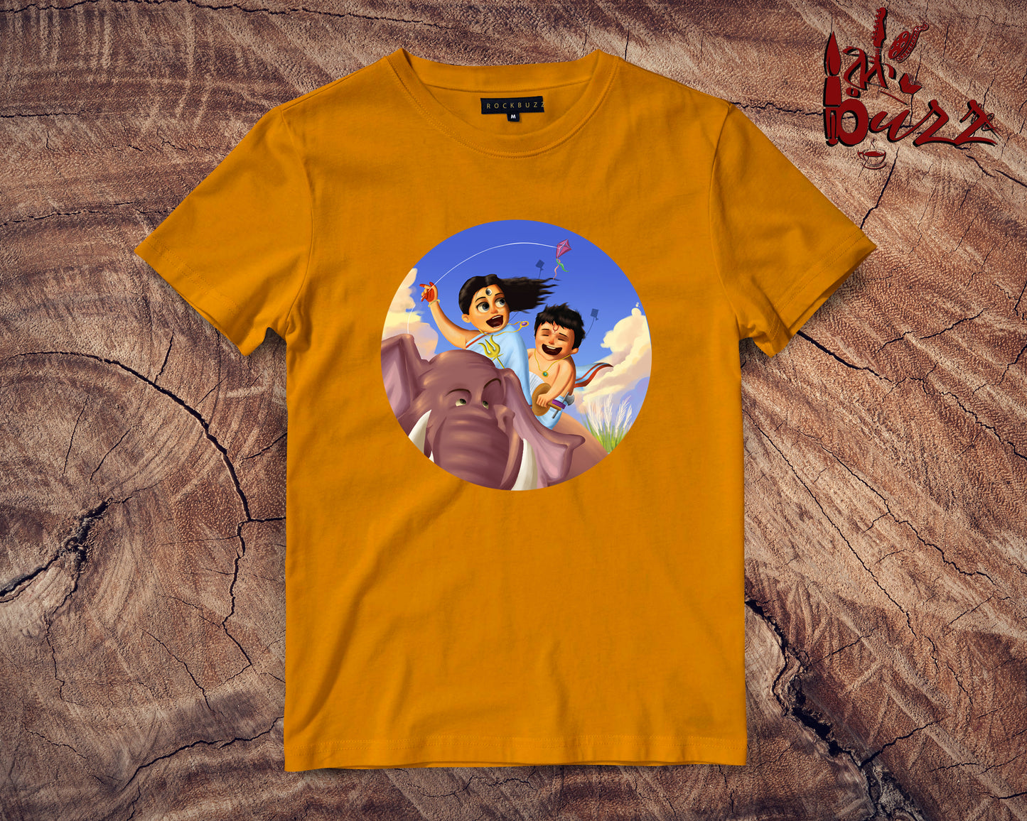 Kids - Durga and Kaashful printed Tshirt