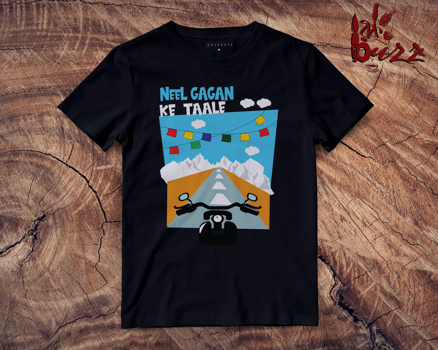 Neel Gagan Ke taale printed unisex and ladies Tshirt