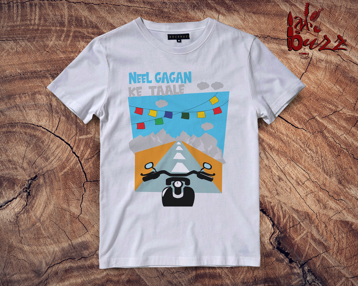 Neel Gagan Ke taale printed unisex and ladies Tshirt