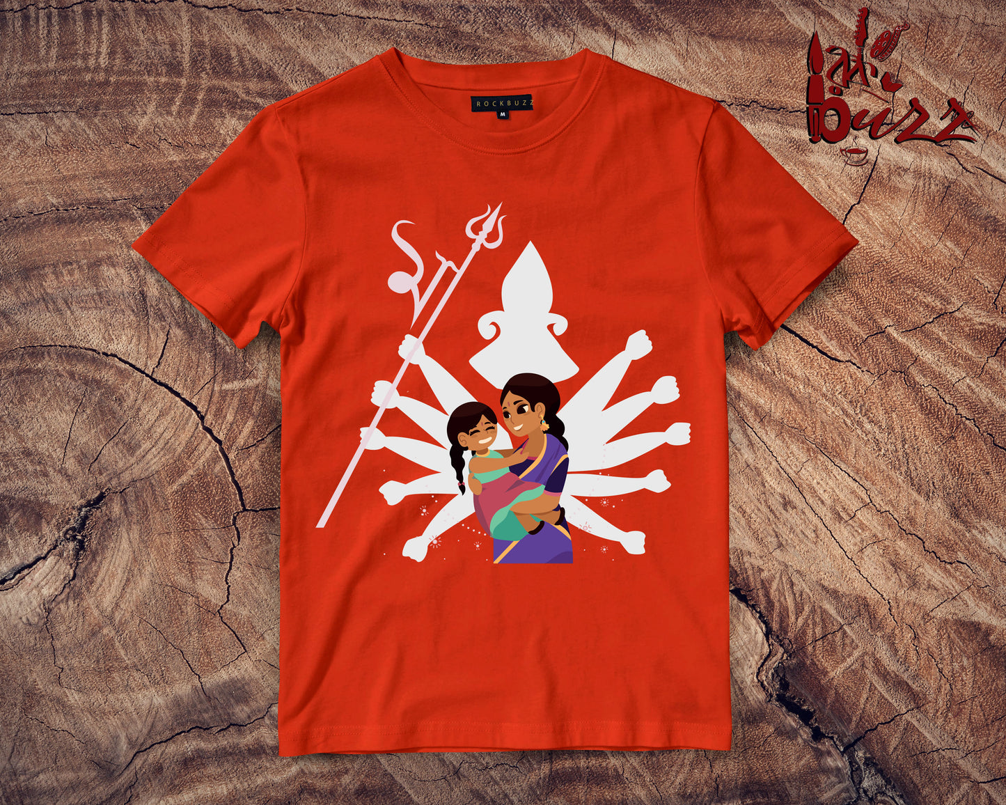 Kids - Nari Shakti and Durga Maa printed Tshirt