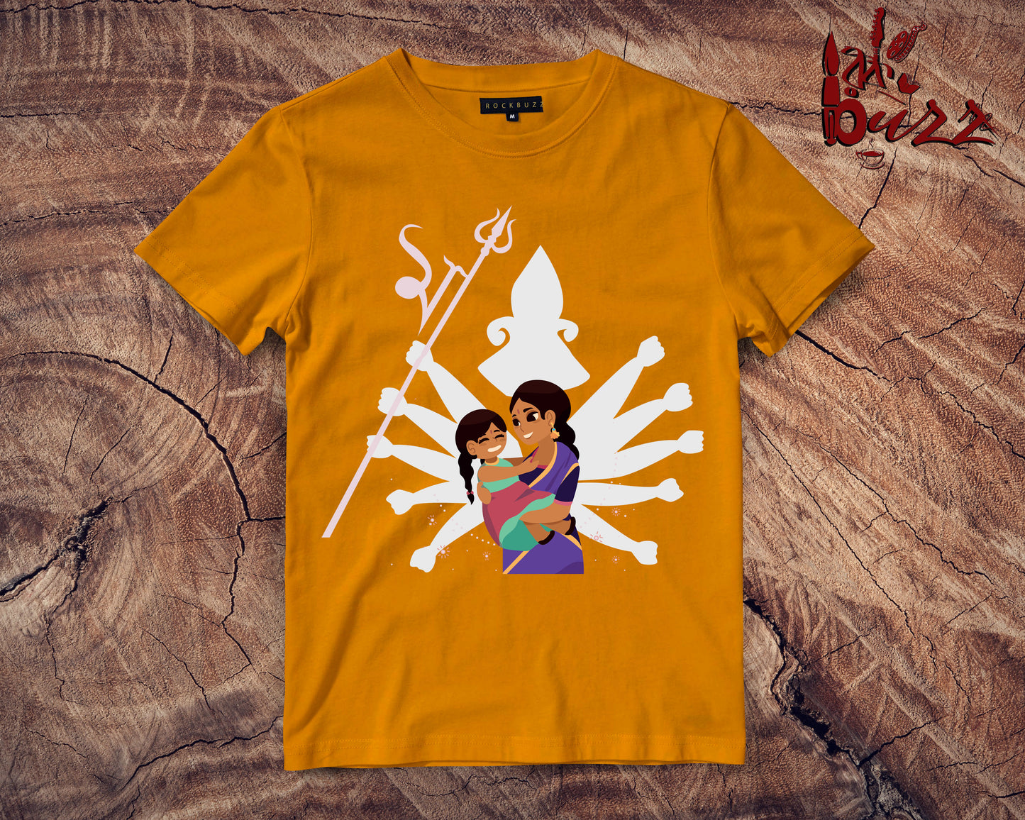 Kids - Nari Shakti and Durga Maa printed Tshirt