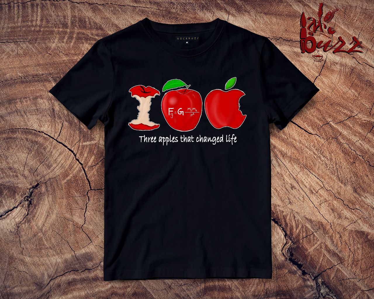 Three Apples printed tshirt