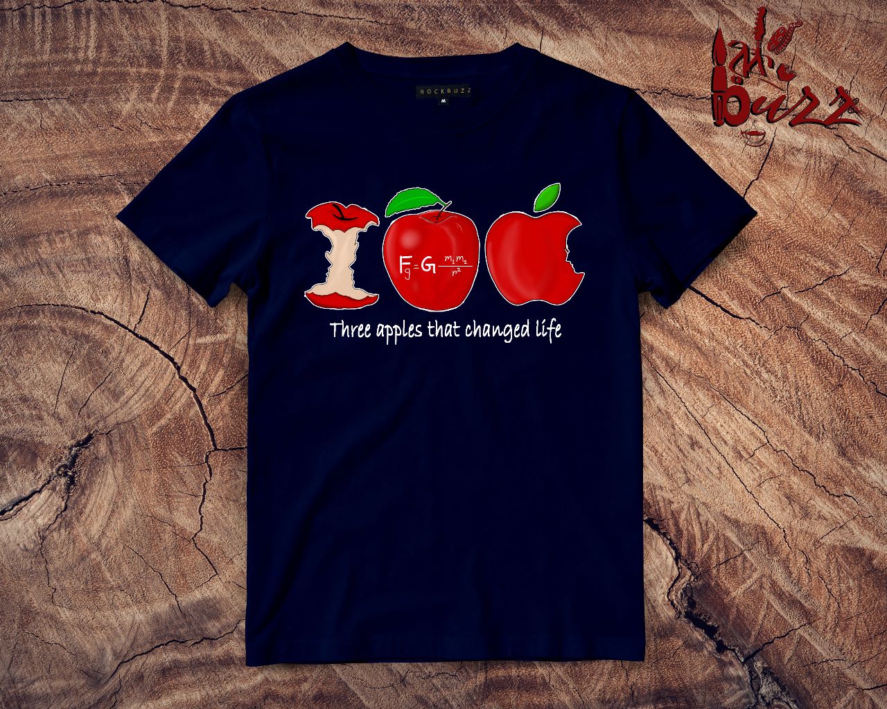 Three Apples printed tshirt