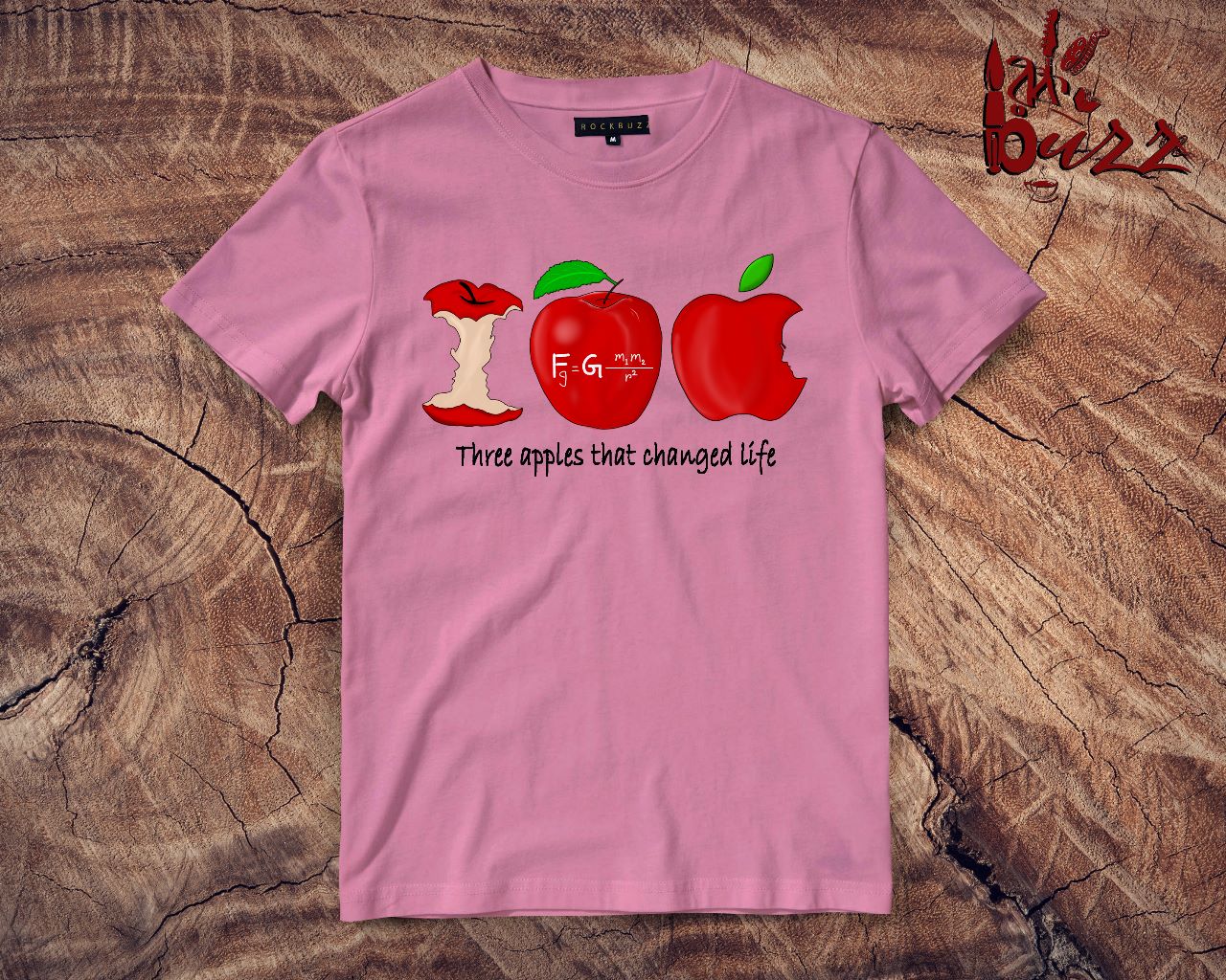 Three Apples printed tshirt