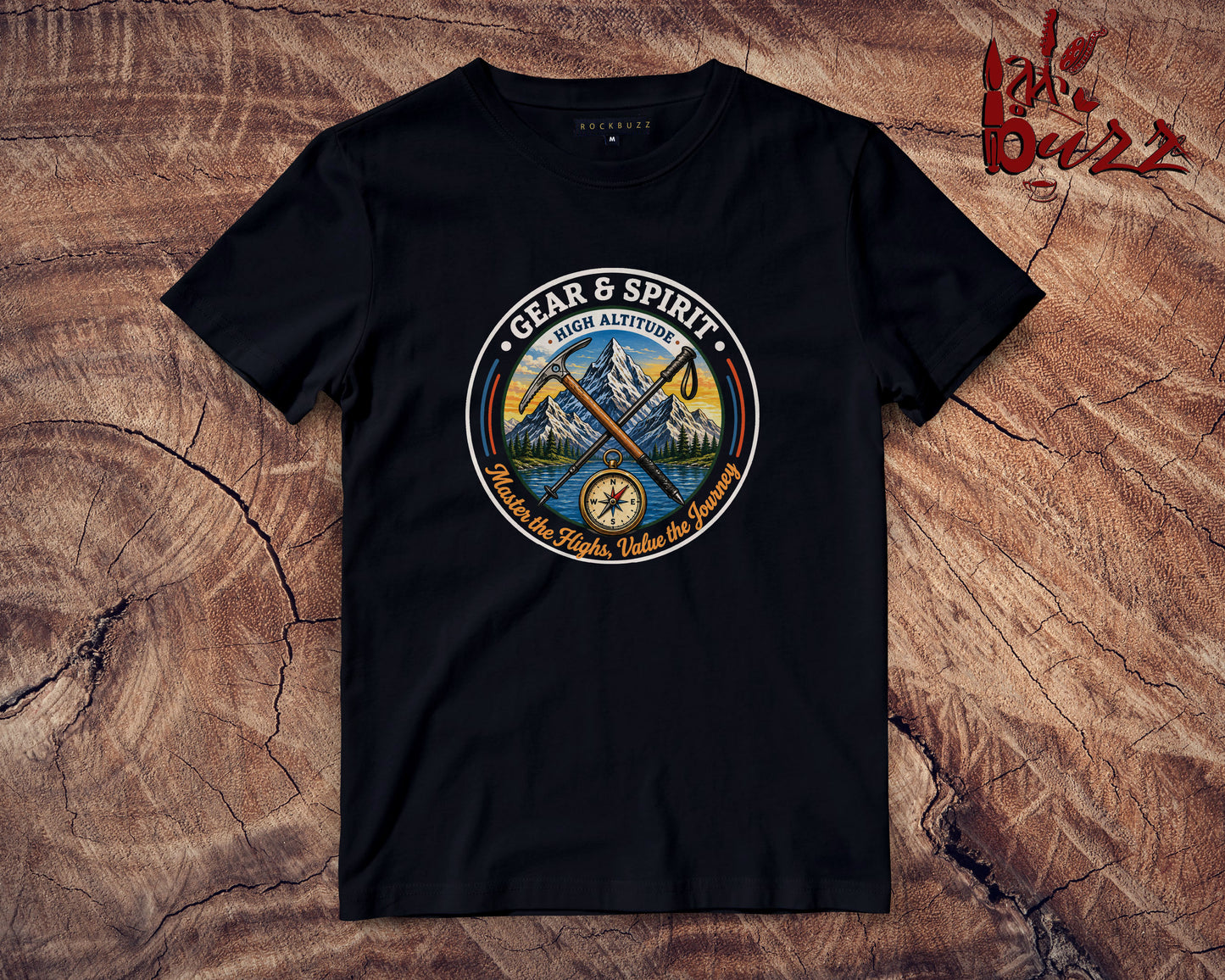 Gear And Spirit printed tshirt