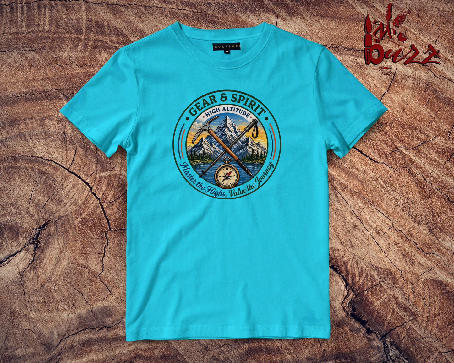 Gear And Spirit printed tshirt