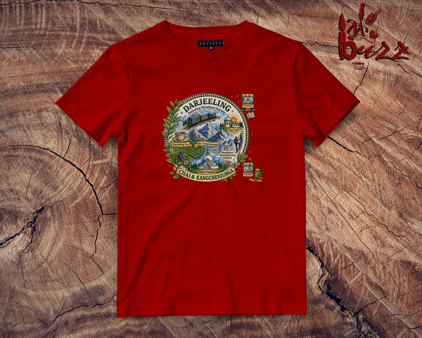 Darjeeling  printed T-shirt