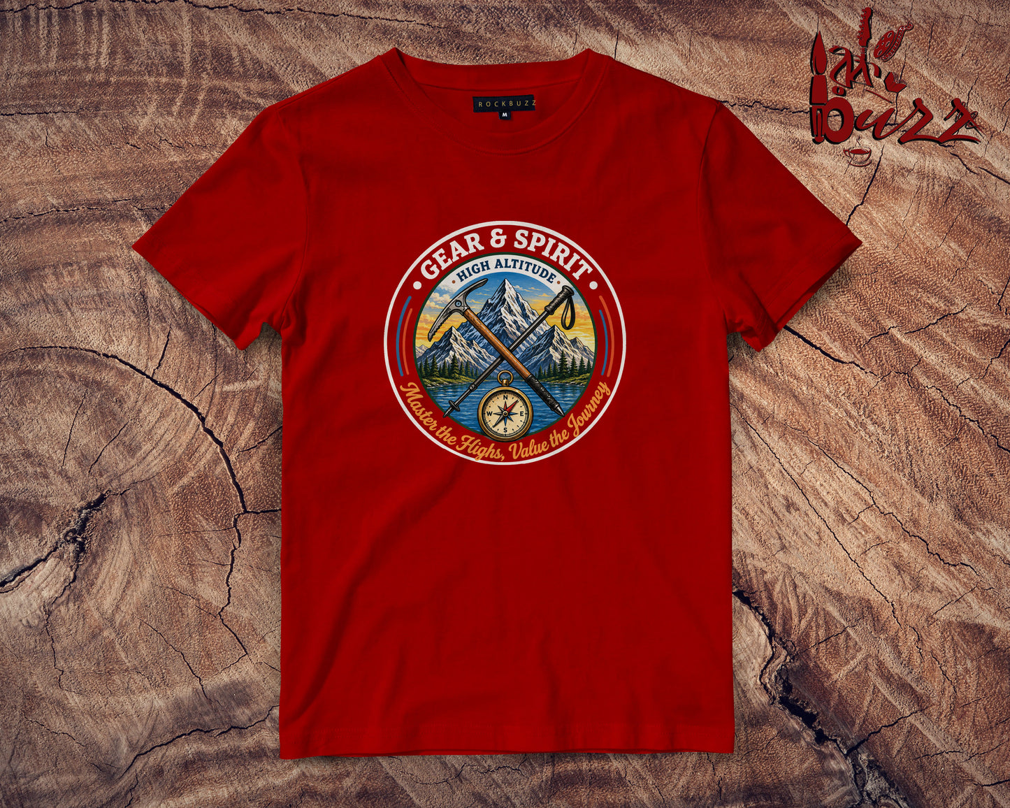 Gear And Spirit printed tshirt