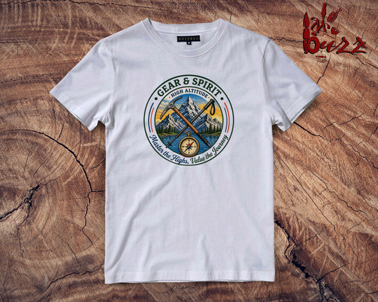 Gear And Spirit printed tshirt