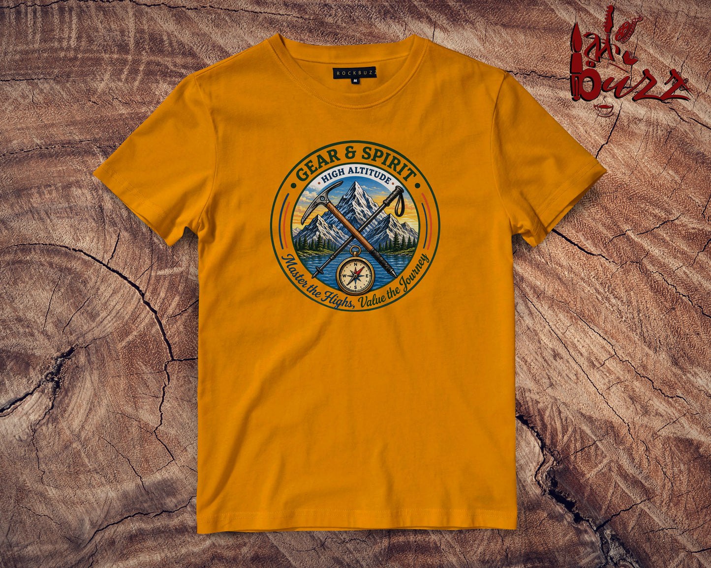 Gear And Spirit printed tshirt