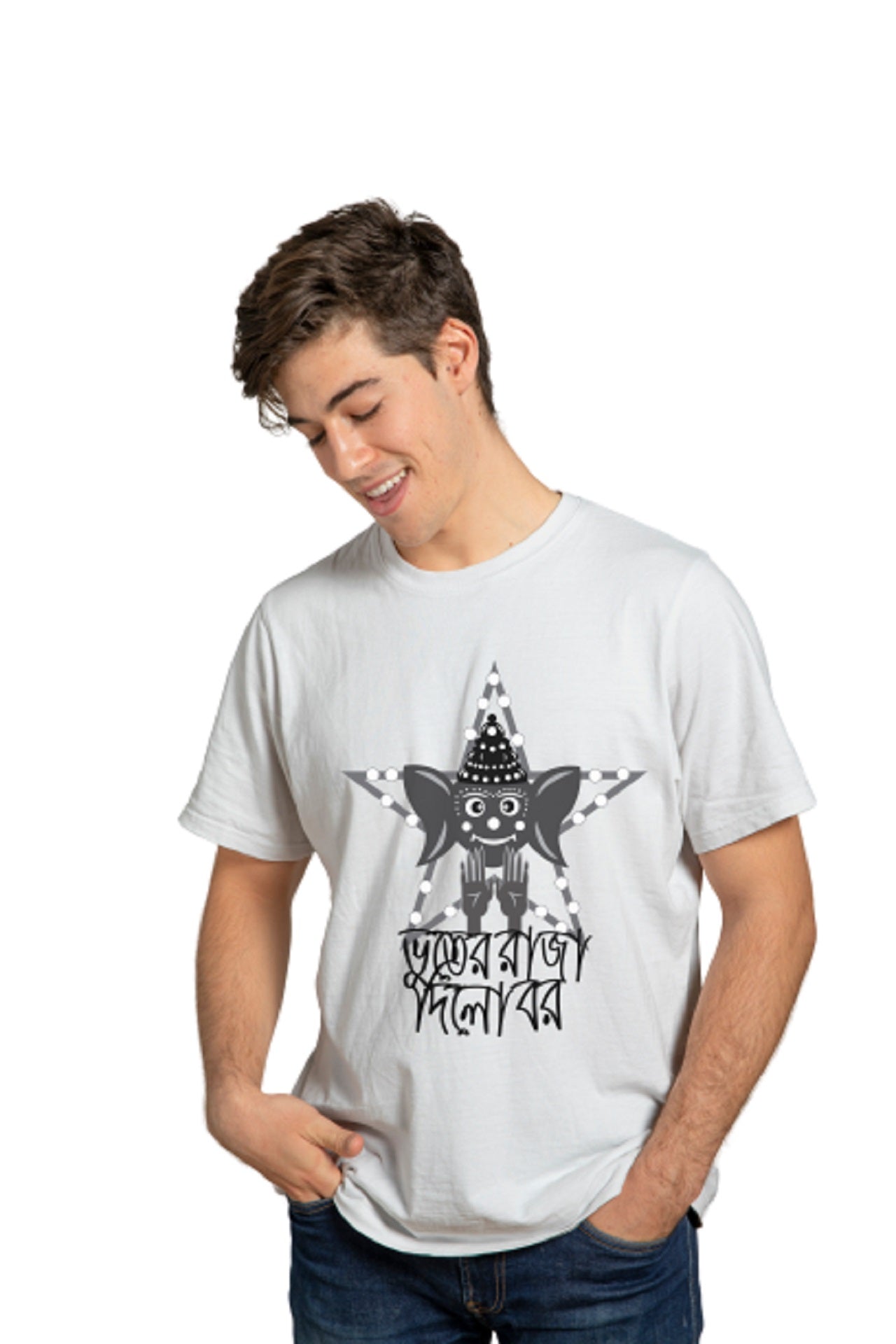 kids-Bhuter Raja Dilo Bor bengali captioned tshirts
