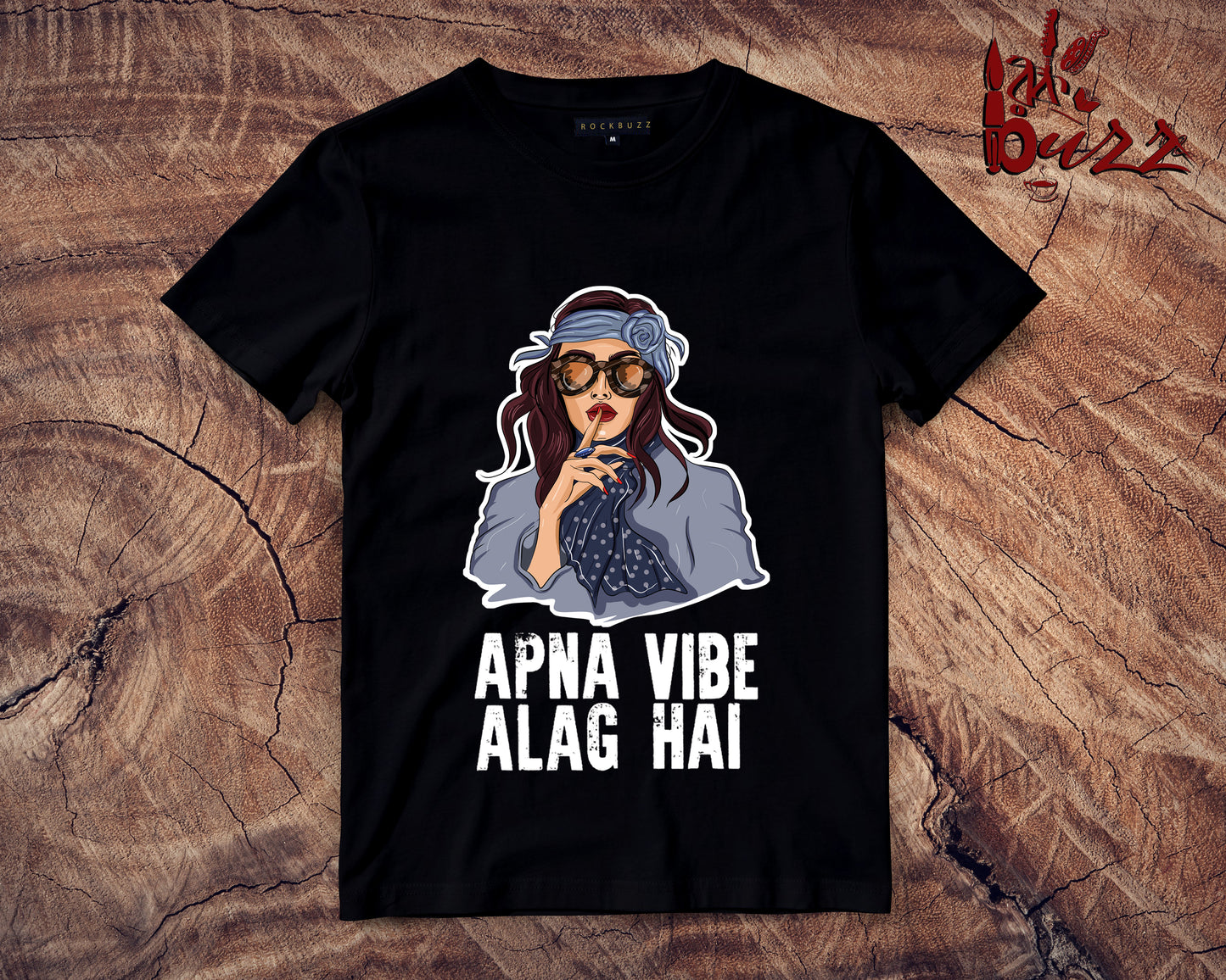 Swag girl Chup Kar captioned Tshirt