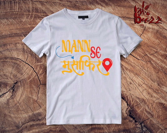 Mann se Musafir captioned Tshirt