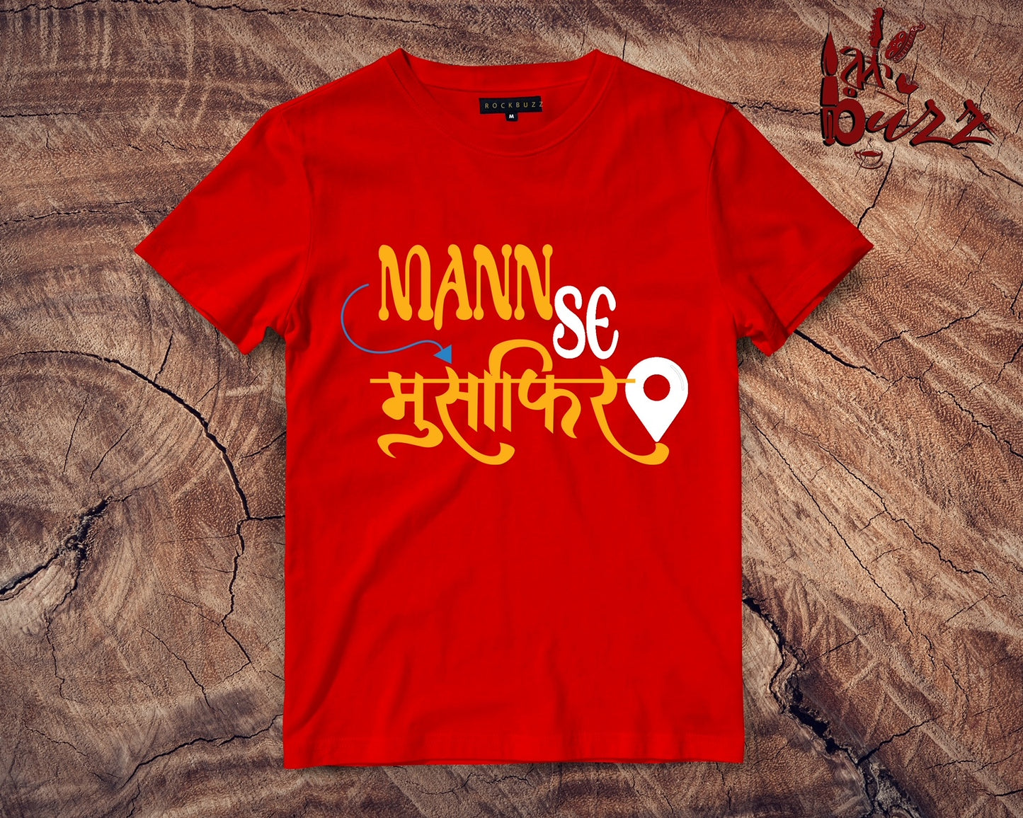 Mann se Musafir captioned Tshirt