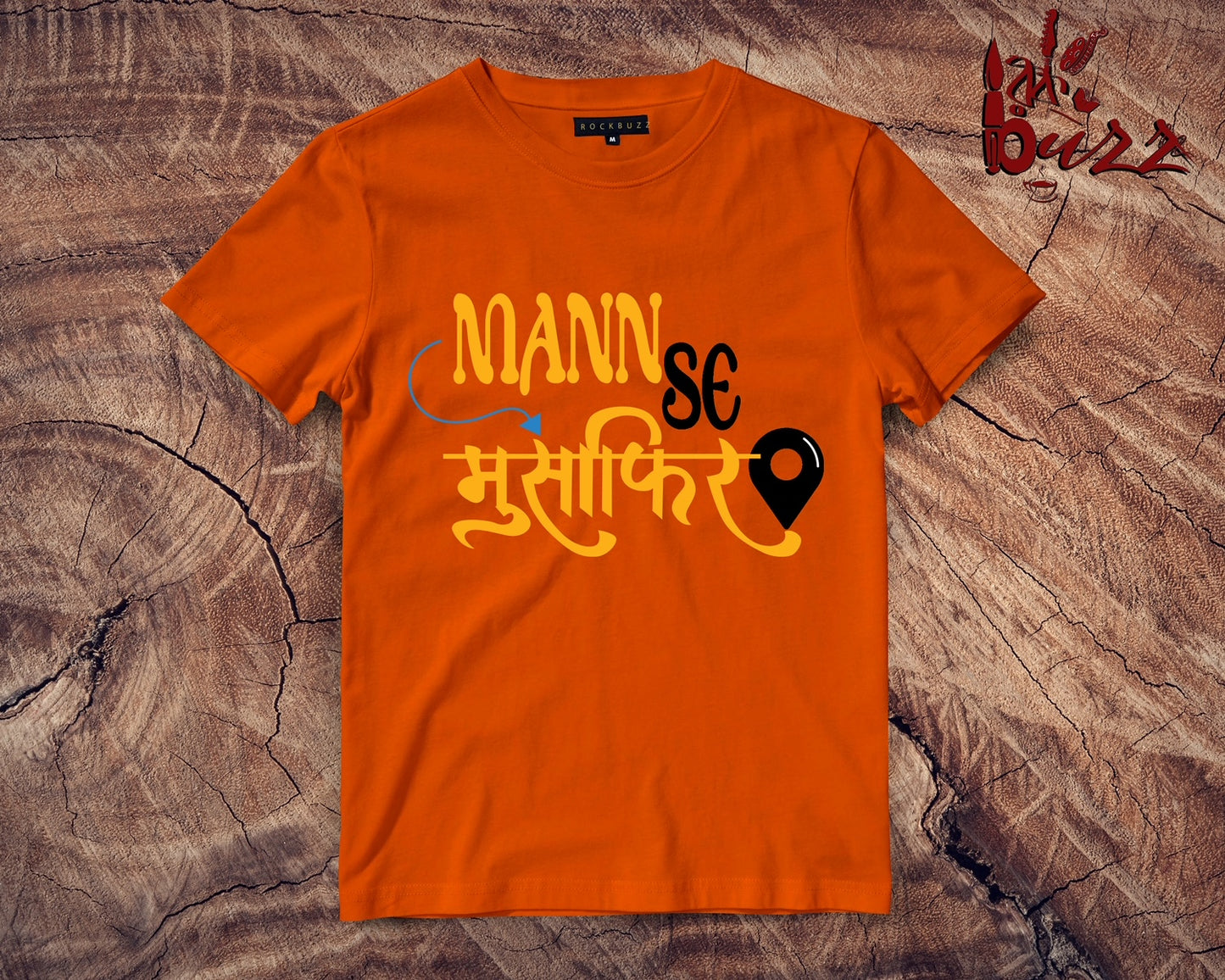 Mann se Musafir captioned Tshirt