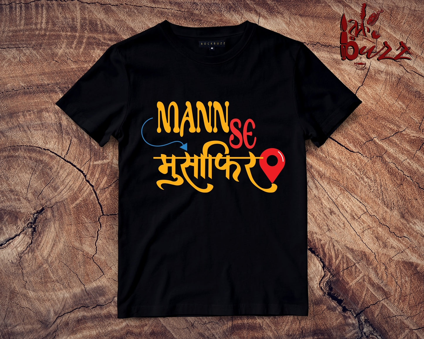 Mann se Musafir captioned Tshirt