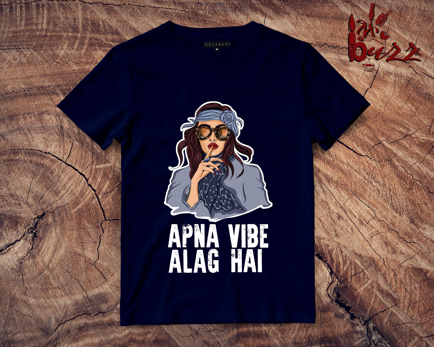 Swag girl Chup Kar captioned Tshirt