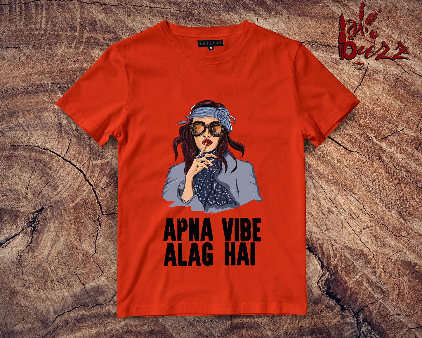 Swag girl Chup Kar captioned Tshirt