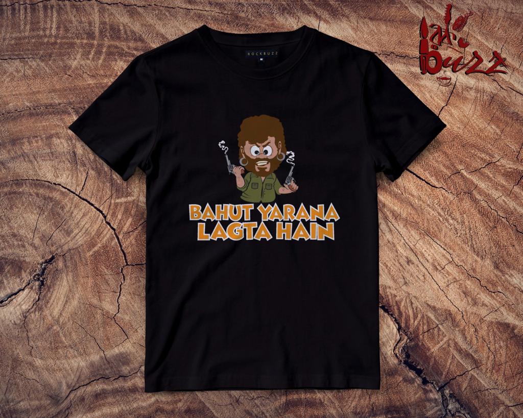 Sholay captioned Tshirt