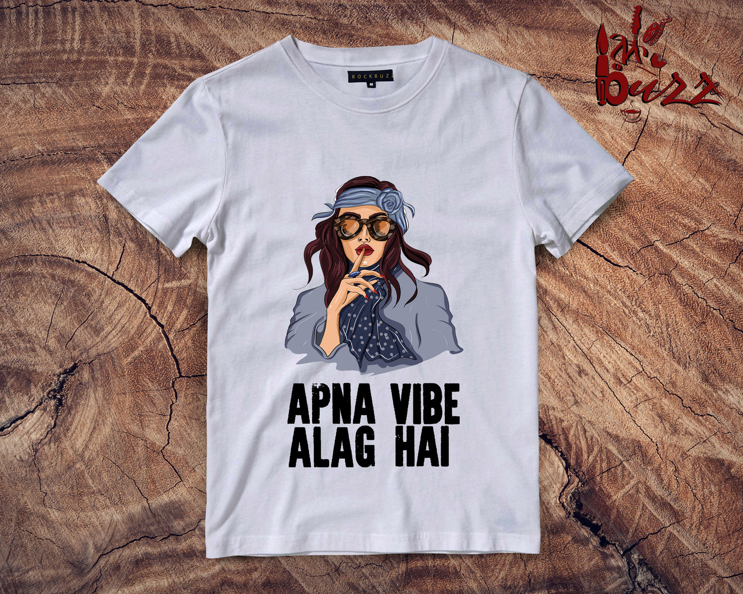 Swag girl Chup Kar captioned Tshirt